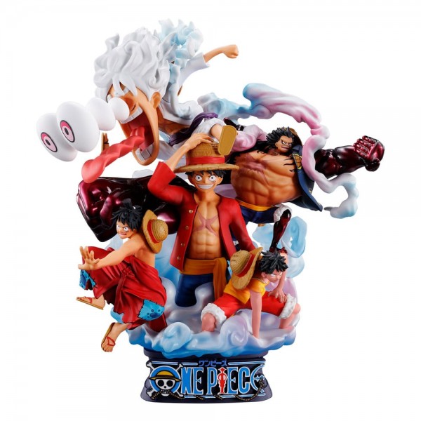 One Piece Petitrama DX - Mini-Statue Dracap Re Birth Luffy Special Vol. 02 : MegaHouse