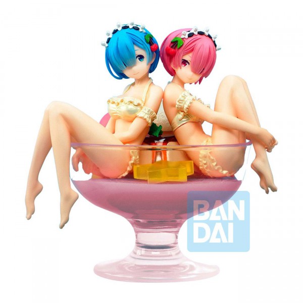 Re: Zero Starting Life in Another World - Rem & Ram Figur / Pudding á la mode: Banpresto