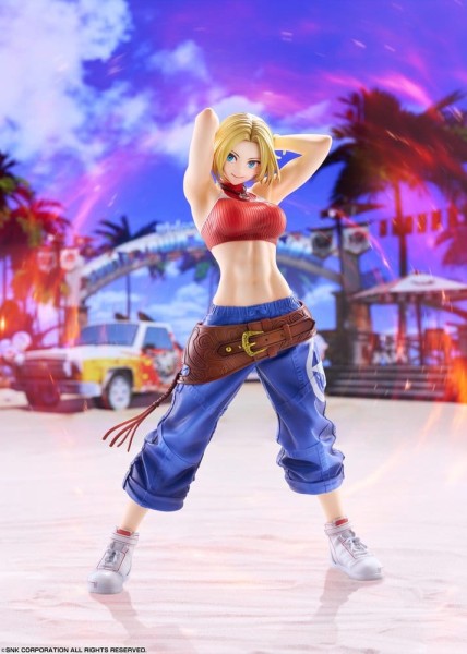 Fighting Girls - Blue Mary Statue / Collection The King of Fighters XV: Golden Head