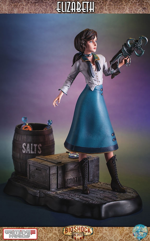 Bioshock Infinite Elizabeth Gaming Heads Statue 179/1000 Figure 18