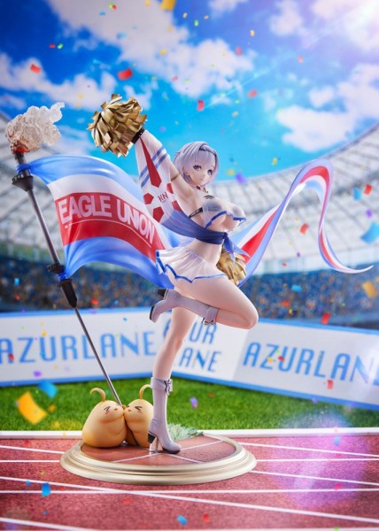 Azur Lane - Lane Reno Statue / Biggest Little Cheerleader Limited Edition: Golden Head