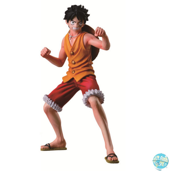 One Piece Ruffy Figur - Styling Marine Ford: Bandai