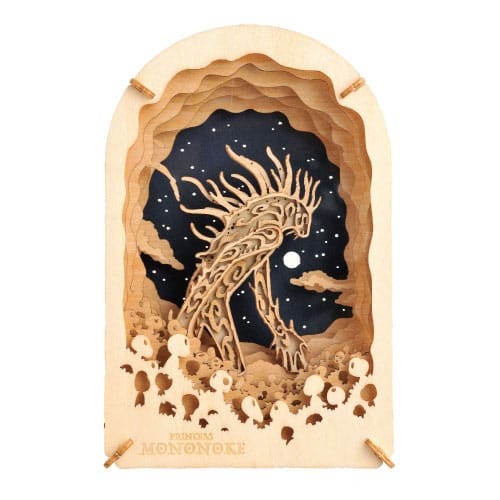 Prinzessin Mononoke - Theater Wood Style Night Walker / Model Kit Paper: Ensky