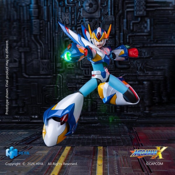 Mega Man X - X Falcon Actionfigur / Exquisite Basic Series - Armor Version: Hiya Toys
