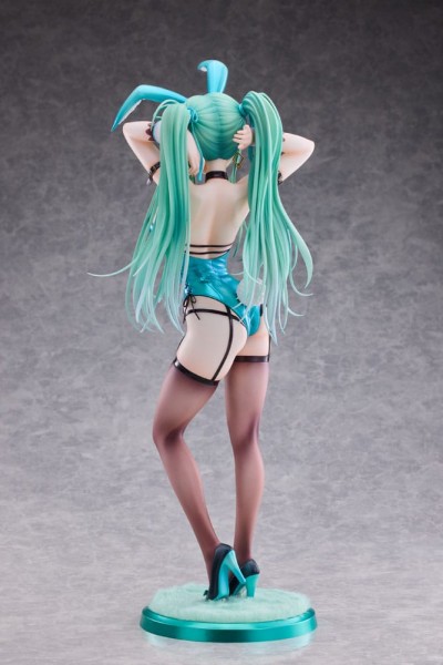 Original Character - Green Twin Tail Bunny-chan Statue: PartyLook