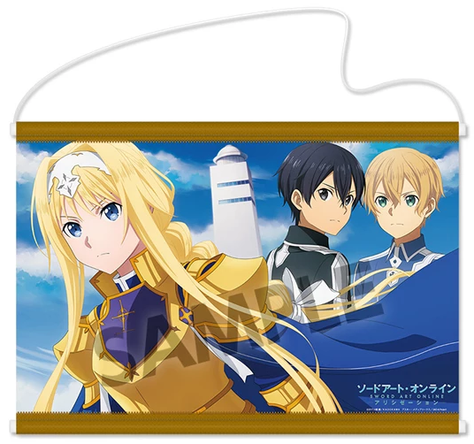 Sword Art Online - Alice & Kirito & Eugeo Wallscroll: Hobby Stock