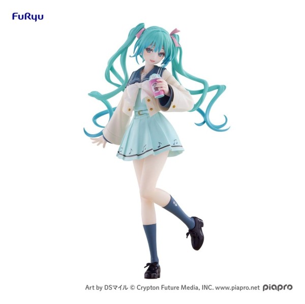 Hatsune Miku - Sweet School Life Figur / Pure Version: Furyu