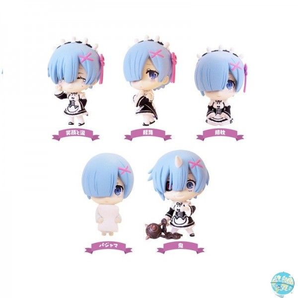 Re:Zero Starting Life in Another World - Rem Minifigur Set / ga Ippai Collection: Bushiroad Creative