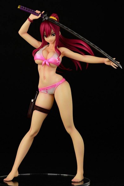 Fairy Tail - Erza Scarlet Statue / Swimwear Gravure Style Sakura Version :Orca Toys