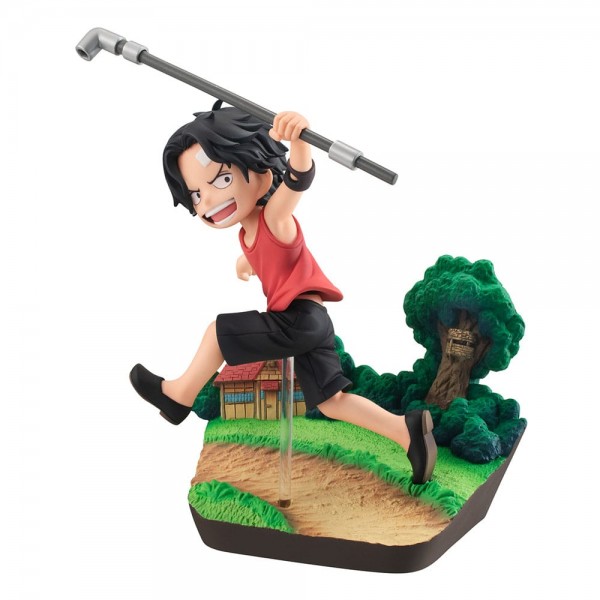 One Piece - Portgas D. Ace Statue / Run! Run! Run! G.E.M. Serie: MegaHouse