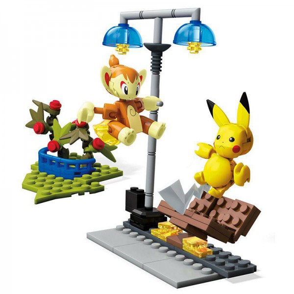 Pokémon - Pikachu vs. Panflam Bauset / Mega Construx: Mattel