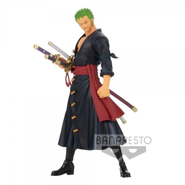 One Piece - Zoro Figur / DXF Grandline Men (Wano Kuni): Banpresto