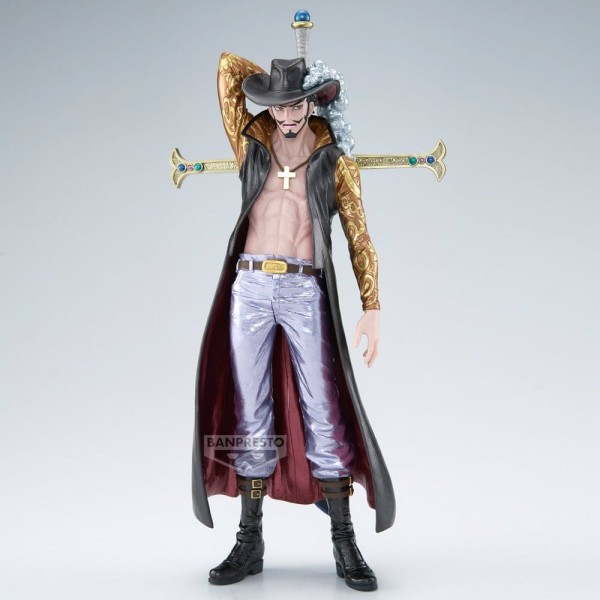 One Piece - Dracule Mihawk Figur / Premium - The Metallic: Banpresto
