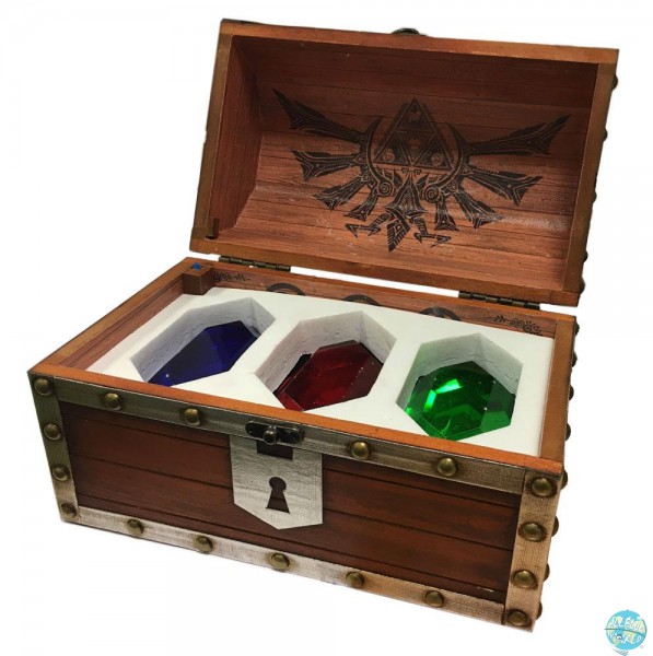 Legend of Zelda - Briefbeschwerer 3er-Pack Rubin-Truhe