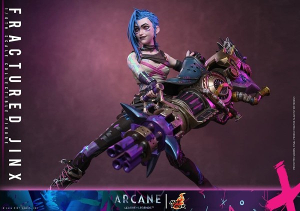 Arcane - Fractured Jinx Actionfigur: Hot Toys
