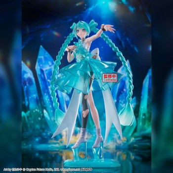 Hatsune Miku - Miku Figur / Clearluxe  - Emerald Gem Banpresto Hatsune Miku - Miku Figur / Clearluxe  - Emerald Gem Banpresto