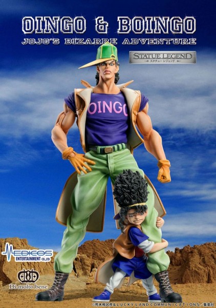 JoJo's Bizarre Adventure - Oingo & Boingo Statue / Legend Status Line: Medicos Entertainment