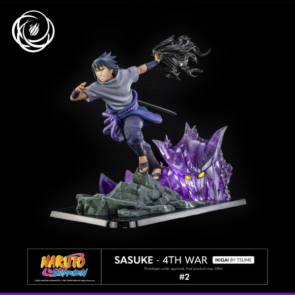 Naruto Shippuuden - Sasuke Uchiha Statue / Ikigai - 4th War: Tsume