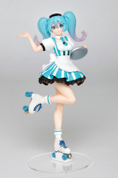 Hatsune Miku - Hatsune Miku Bust Up Figure / Costumes Cafe Maid Version: Taito