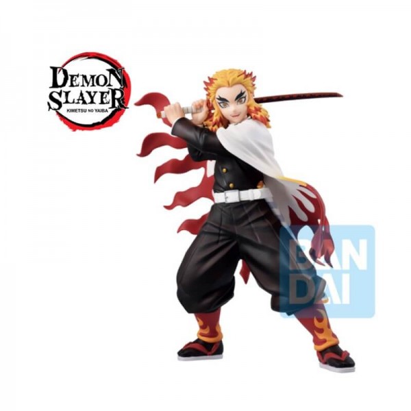 Demon Slayer: Kimetsu no Yaiba - Kyojuro Rengoku Figur: Bandai Ichibansho