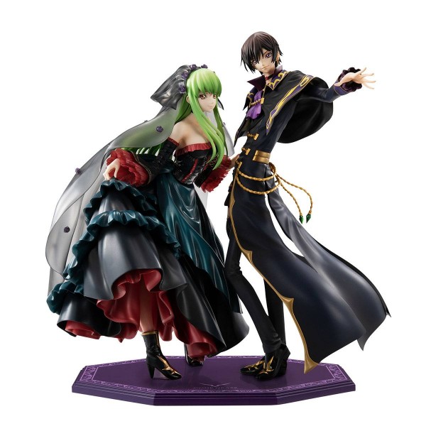 Code Geass: Resurrection Lelouch - C.C. & L.L. Statue - G.E.M. Series: MegaHouse