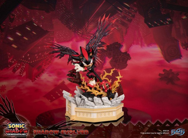 Sonic X Shadow Generations - Shadow Evolved Statue: First 4 Figures