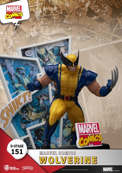 Marvel - Diorama Wolverine Statue / D-Stage: Beast Kingdom Toys