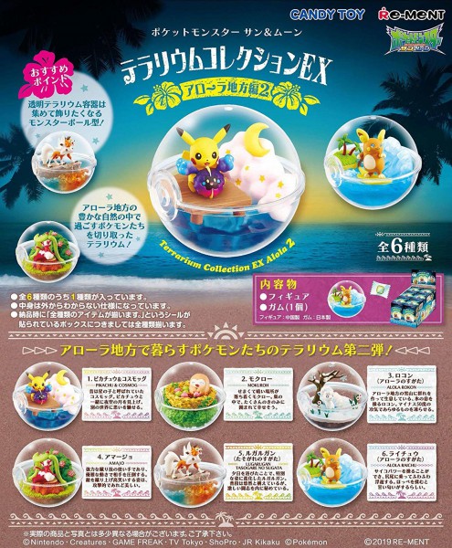 Pokemon - 1x Terrarium Figur / Blindbox - Collection Vol.6: Re-Ment