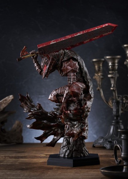 Berserk - Guts Figur / Pop Up Parade - (Berserker Armor): Bloody Paint Ver. L Size: Max Factory