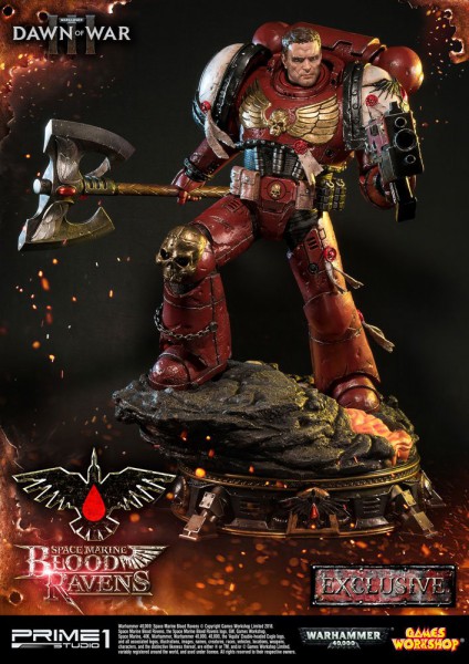 Warhammer 40K Dawn of War III - Space Marine Blood Ravens Statue / Deluxe Version: Prime 1 Studio