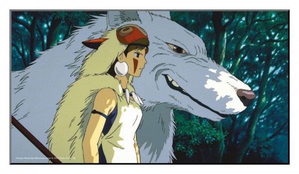 Studio Ghibli - Prinzessin Mononoke Holzdruck: Semic