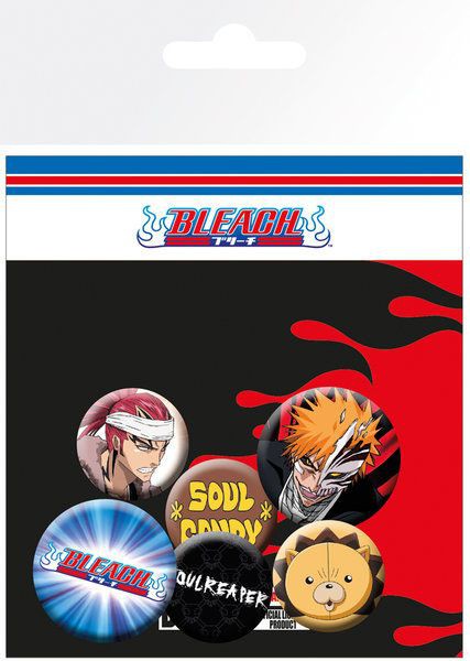 Bleach - Ansteck-Buttons 6er-Pack Mix: GYE