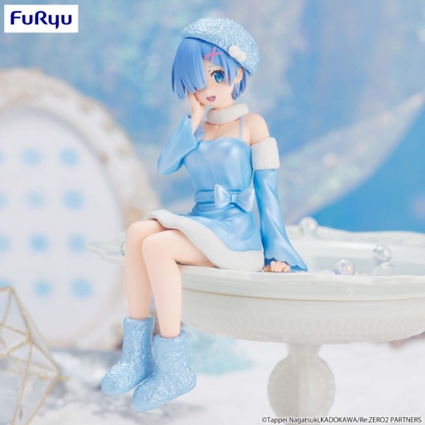 Re:Zero Starting Life in Another World - Rem Noodle Stopper / Snow Princess Pearl Color Ver.: Furyu