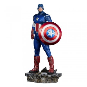 Marvels Avengers - Captain America Statue / BDS Art Scale - Battle of NY: Iron Studios Marvels Avengers - Captain America Statue / BDS Art Scale - Battle of NY: Iron Studios