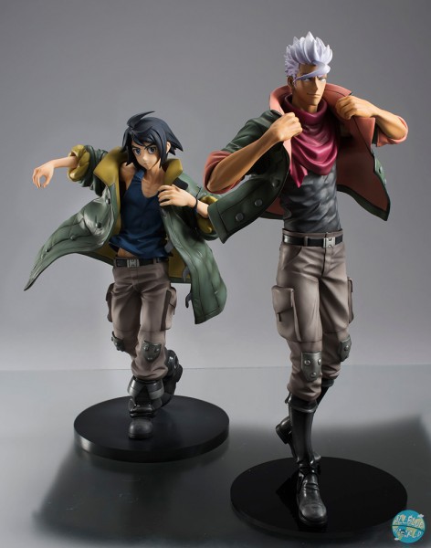 Mobile Suit Gundam - Mikazuki & Orga Statue / G.E.M. Serie [NEUAUFLAGE]: MegaHouse