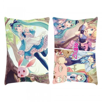 Vocaloid  - Hatsune Miku Kissenbezug / Miku in Wonderland Motiv: POPbuddies Vocaloid  - Hatsune Miku Kissenbezug / Miku in Wonderland Motiv: POPbuddies