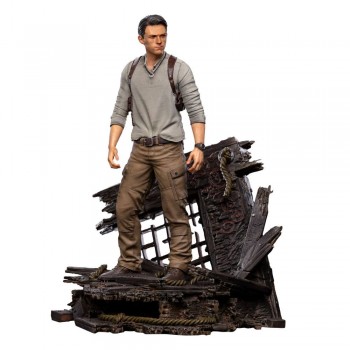 Uncharted Movie - Nathan Drake Statue / Deluxe Art Scale: Iron Studios Uncharted Movie - Nathan Drake Statue / Deluxe Art Scale: Iron Studios