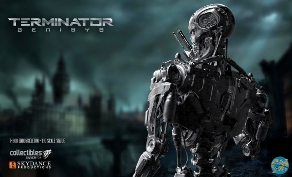 Terminator Genesis - T800 Endoskelett Statue *Limited*: Silver Fox Collectibles