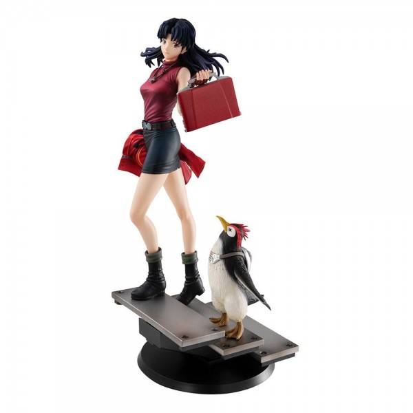 Rebuild of Evangelion Gals - Katsuragi & Pen Statue: MegaHouse