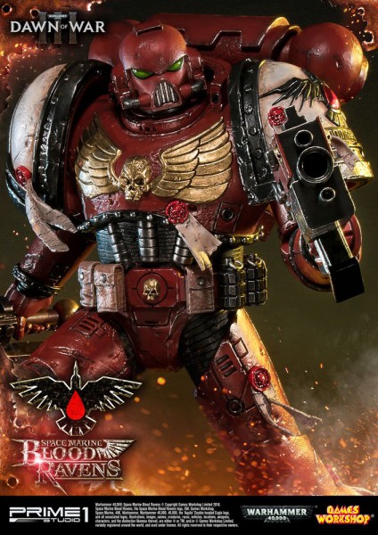 Warhammer 40K Dawn of War III - Space Marine Blood Ravens Statue: Prime 1 Studio