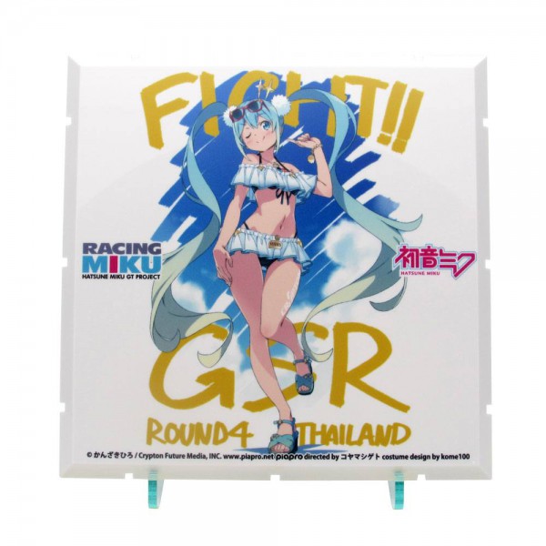 Dioramension - Racing Miku Pit 2018 Optional Panel Rd. 4 Thailand / Zubehör-Set: PLM