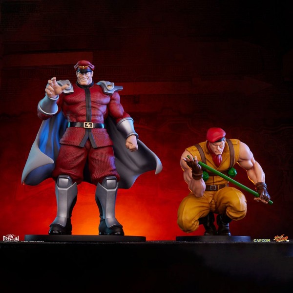 Street Fighter - M. Bison & Rolento Statue: PCS