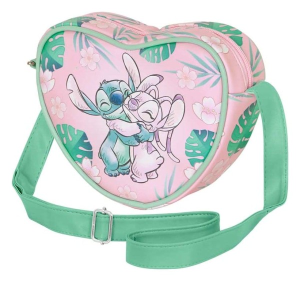 Lilo & Stitch Casual Heart - Hug Pink Umhängetasche: Karactermania
