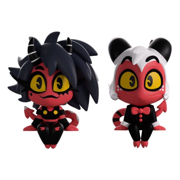 Helluva Boss - Millie & Moxxie Vinyl Figuren / Monitor Buddiez: Youtooz