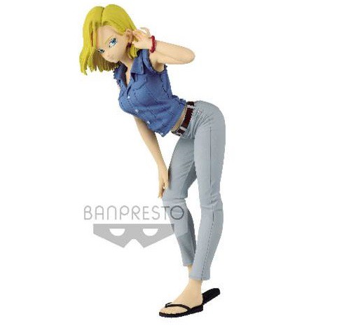 Dragonball - C18 Figur / Glitter & Glamours Version A: Banpresto-Copy