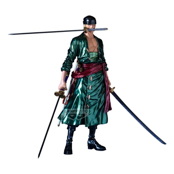One Piece - Roronoa Zoro Statue / Premium The Metallic: Banpresto