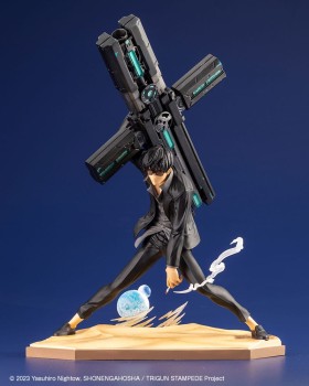 Trigun Badlands Rumble - Nicholas D. Wolfwood Statue / ARTFXJ - Trigun Stampede Version: Kotobukiya Trigun Badlands Rumble - Nicholas D. Wolfwood Statue / ARTFXJ - Trigun Stampede Version: Kotobukiya