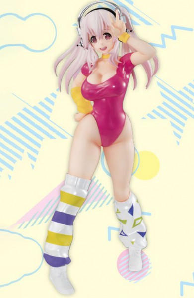 Super Sonico - Sonico Figur / 80s - Pink Version: FuRyu