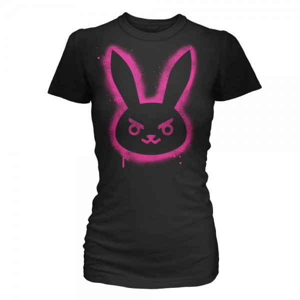 Overwatch - T-Shirt D.Va / D.Va Spray - Girlie "S": Cotton Division