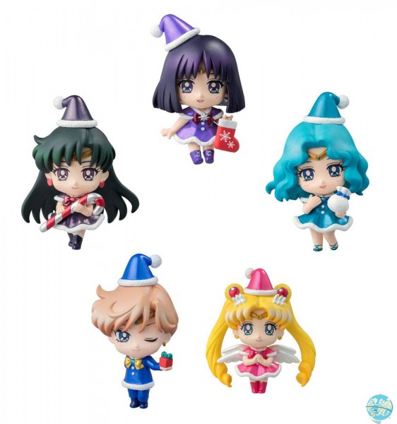 Sailor Moon - Minifiguren 5er-Set - Petit Chara / Christmas Specia: MegaHouse